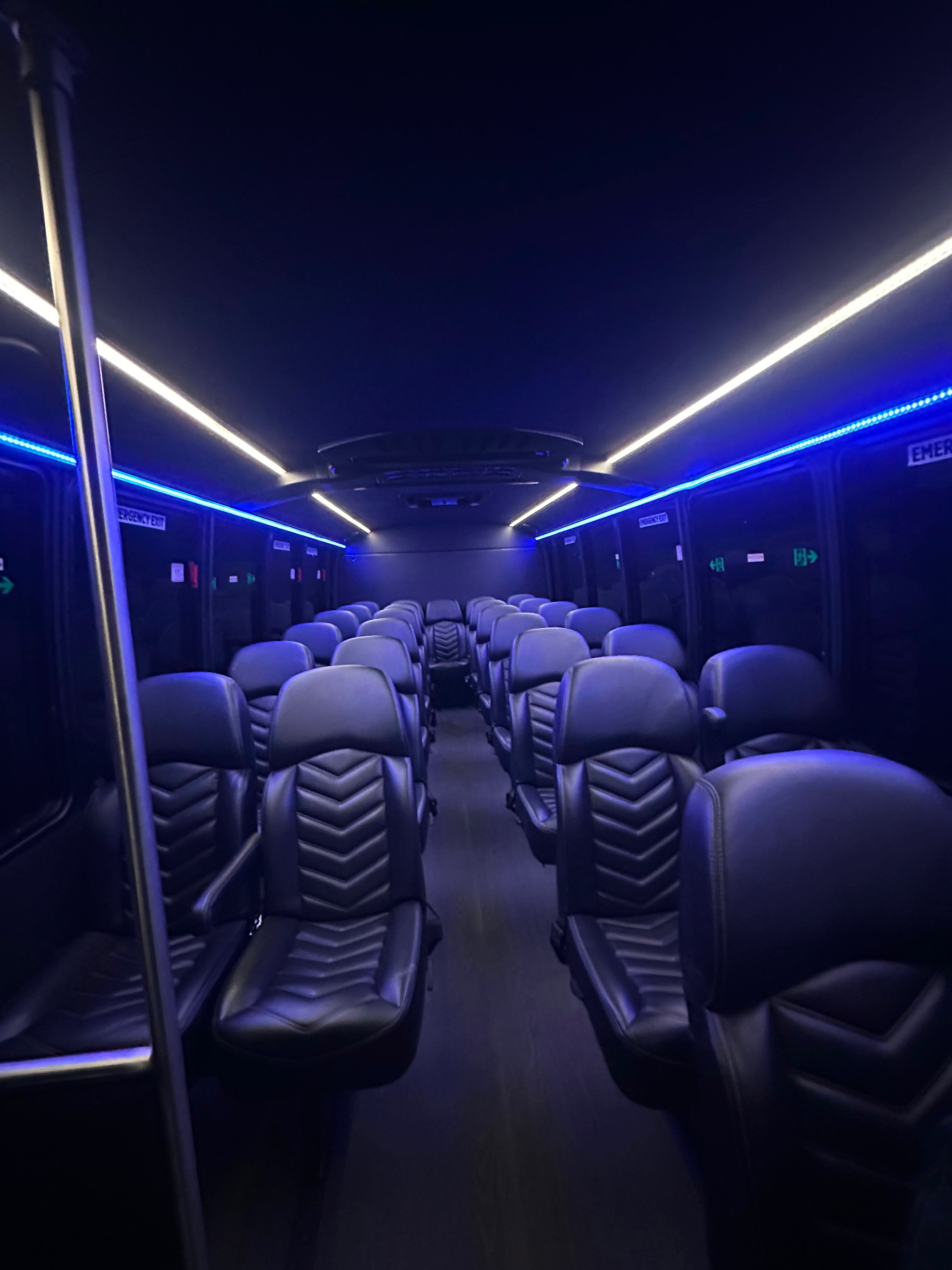 Minibus Luxury Coach Interior Cabin